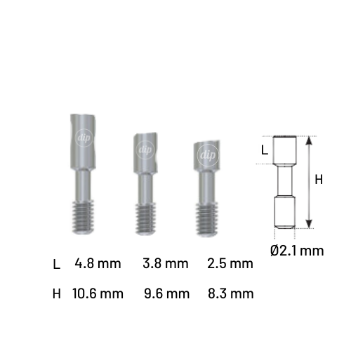 Rotational Angled CAD/CAM Ti-Base for Internal Hex RP 3.5