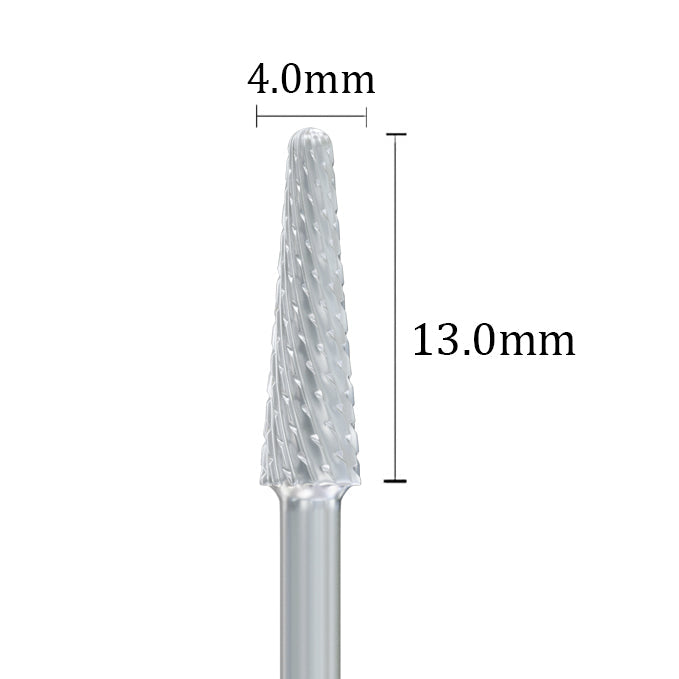 Wilson Cross Cut Cone Coarse Carbide Bur - 13.0mm