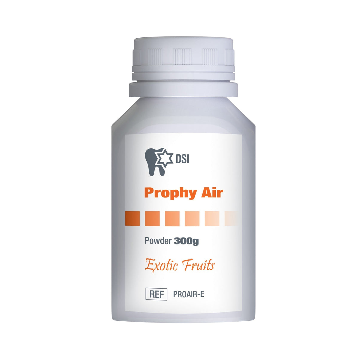 Bottle of dental prophylaxis air polishing powder