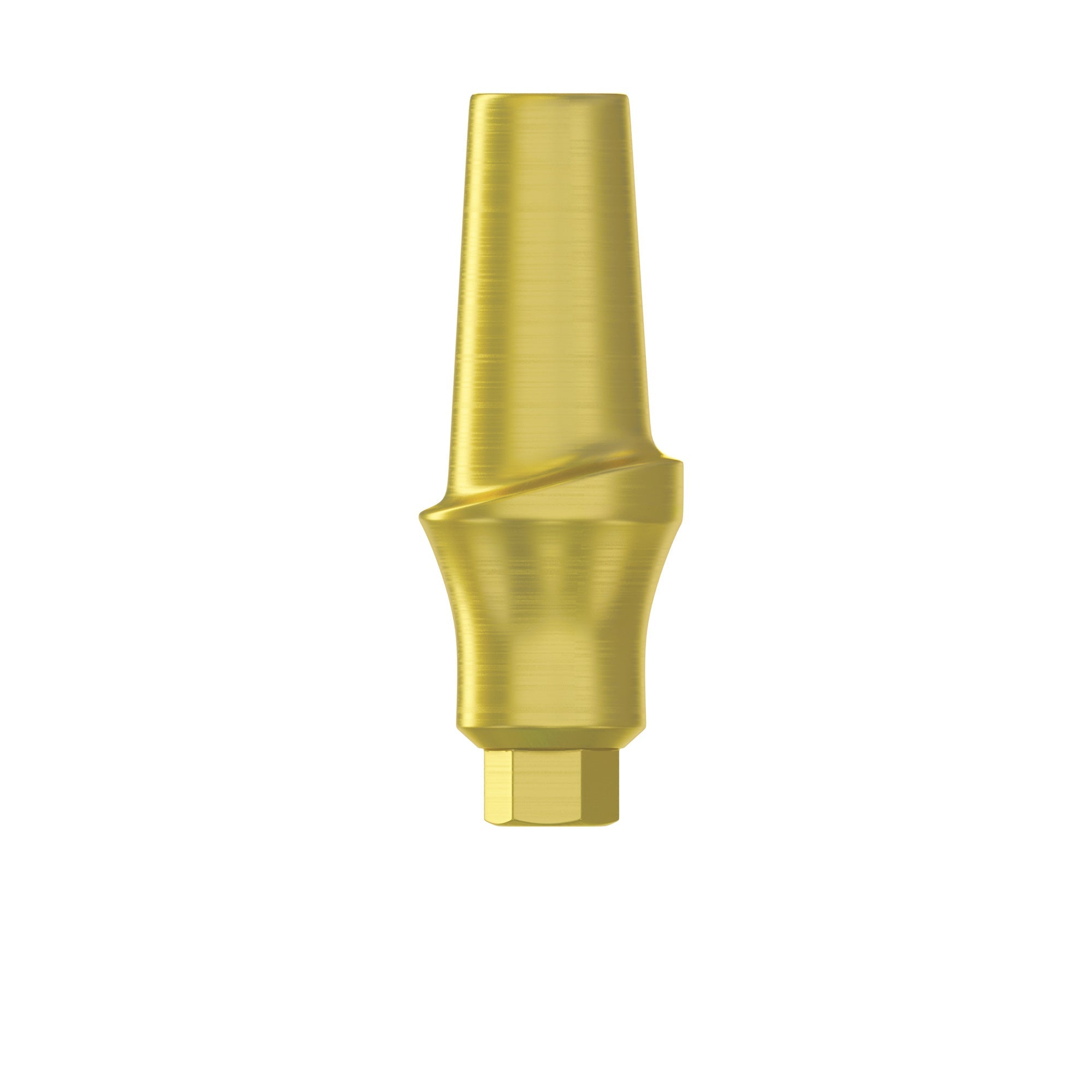 DIP Titanium Concave Straight Abutment Ø5.0mm - Internal Hex Ø2.42mm