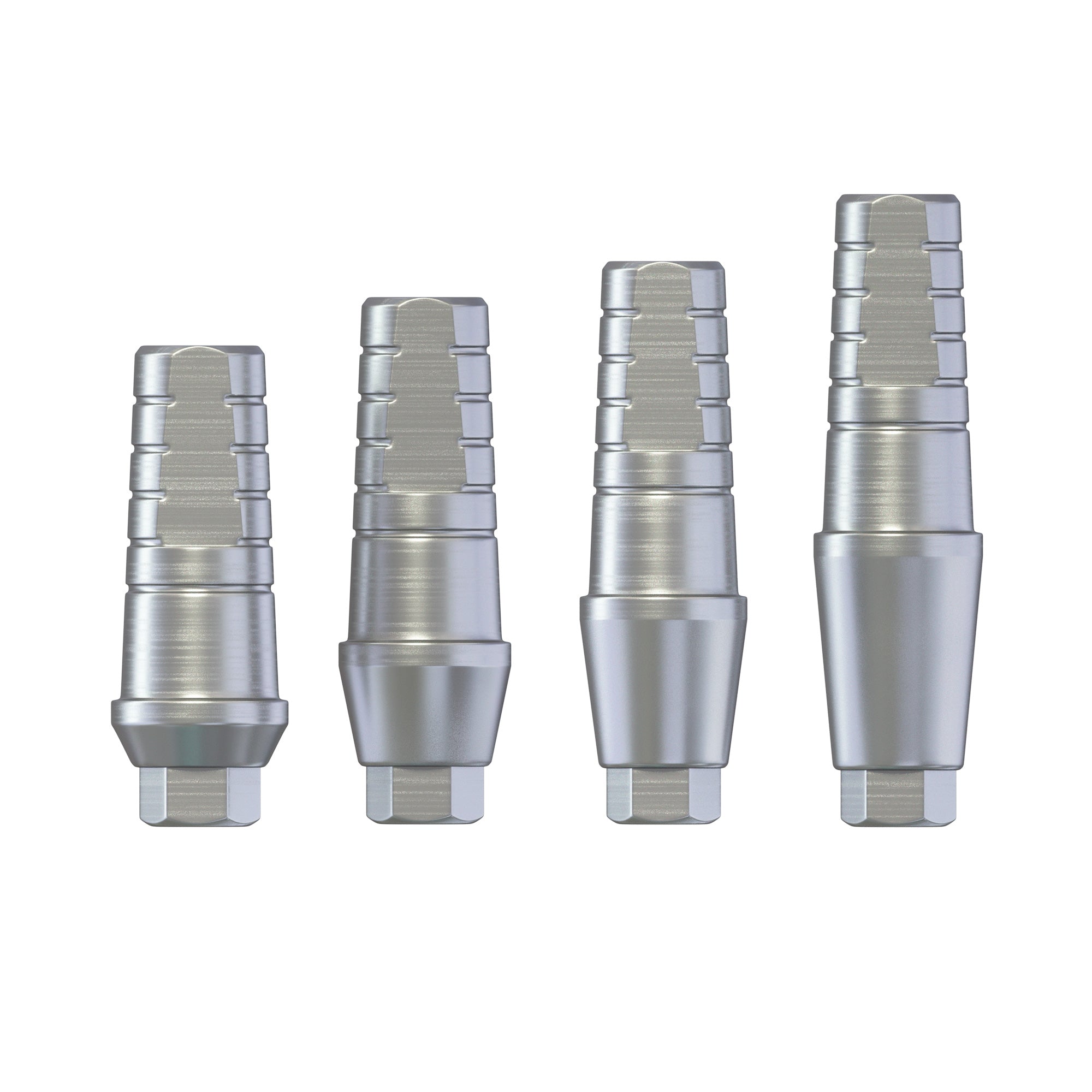 DIP Narrow Shoulder Straight Abutment Ø3.8mm - Internal Hex Ø2.00mm