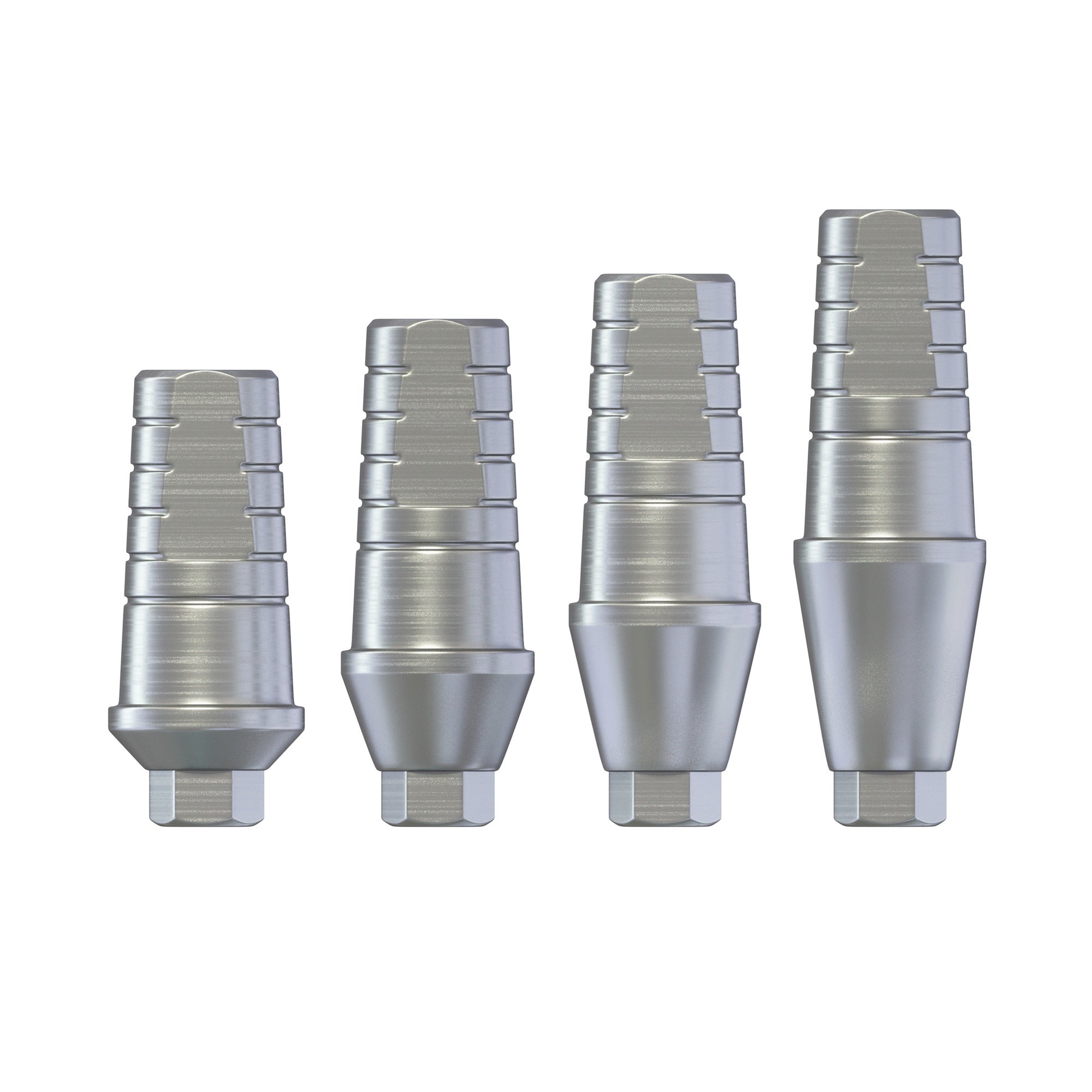 DIP Titanium Shoulder Straight Abutment Ø4.5mm - Internal Hex Ø2.42mm