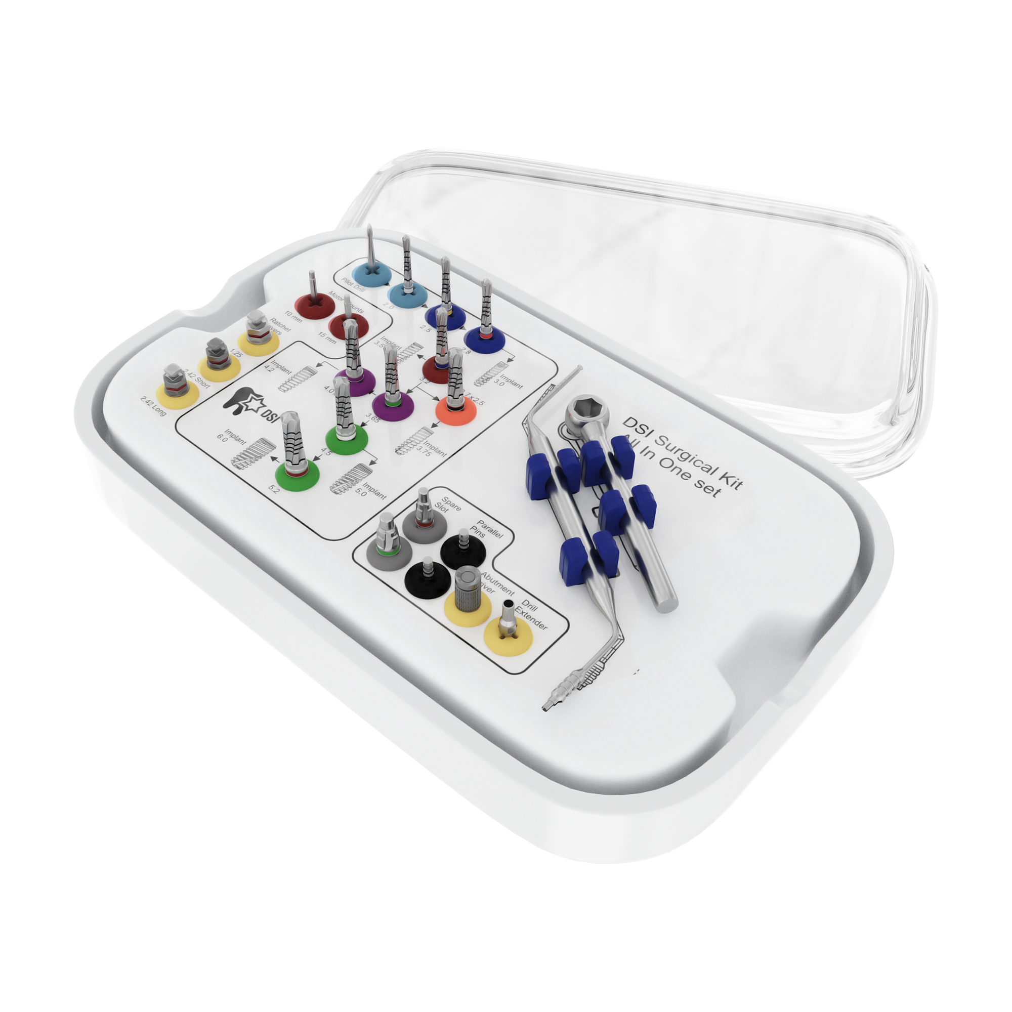 DSI SK004 Premium All-in-one Surgical Kit For Implant Placement