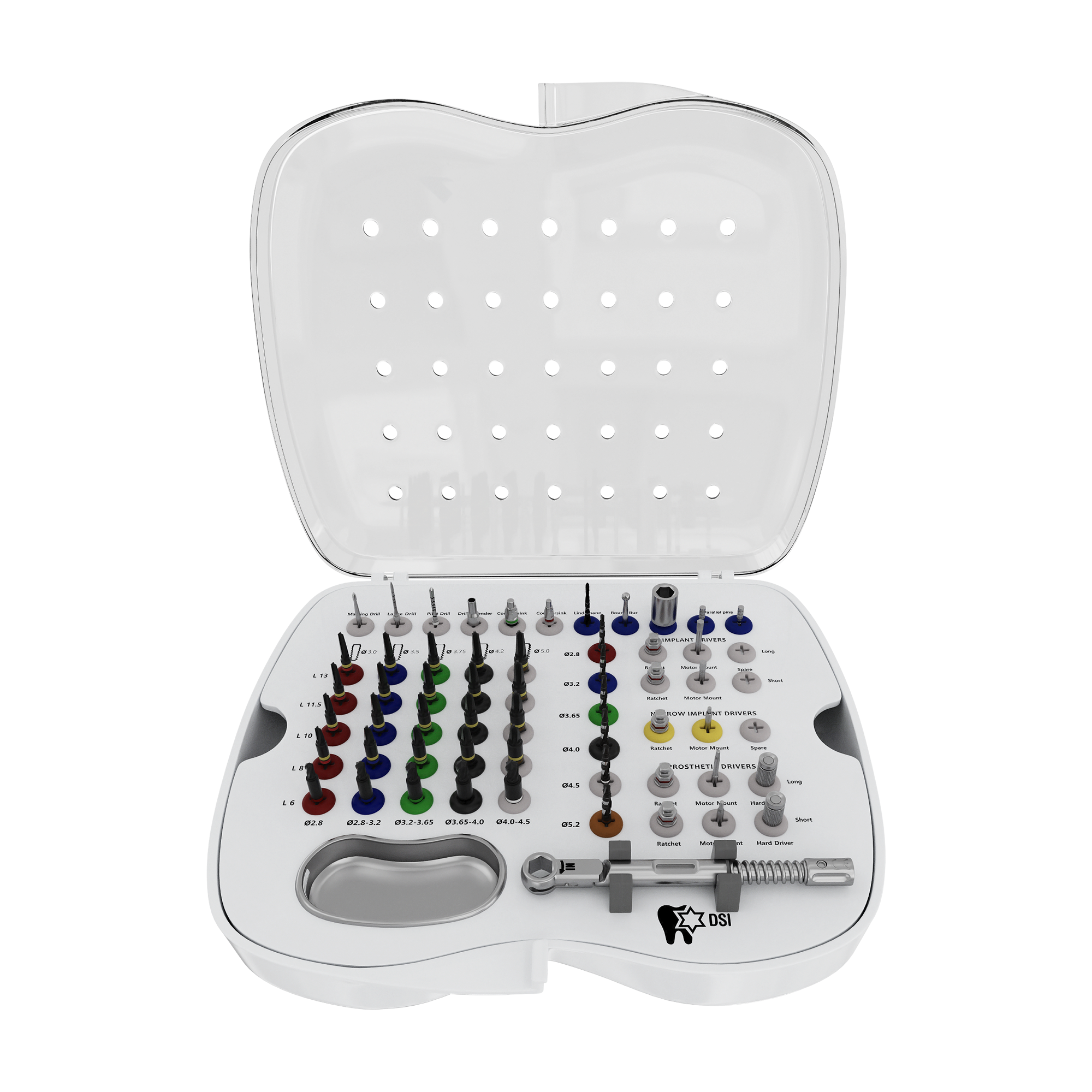 DIP SK006 Conical Drills Surgical Kit For Advanced Implant Maxillo-fascial Treatment