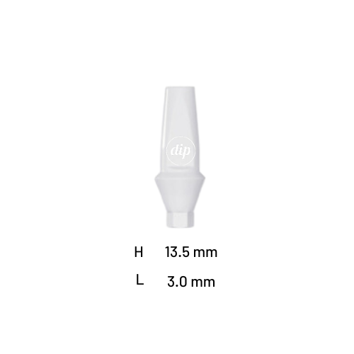 Straight Anatomic Peek Abutment for Nobel Active® NP 3.5