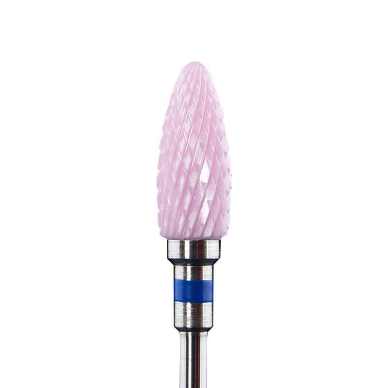 Wilson Zirconia Cross Cut Flame standard Carbide Pink Bur - 14.5mm