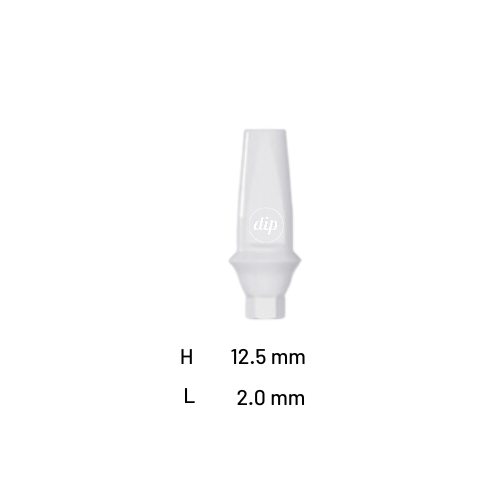 Straight Anatomic Peek Abutment for Nobel Active® NP 3.5