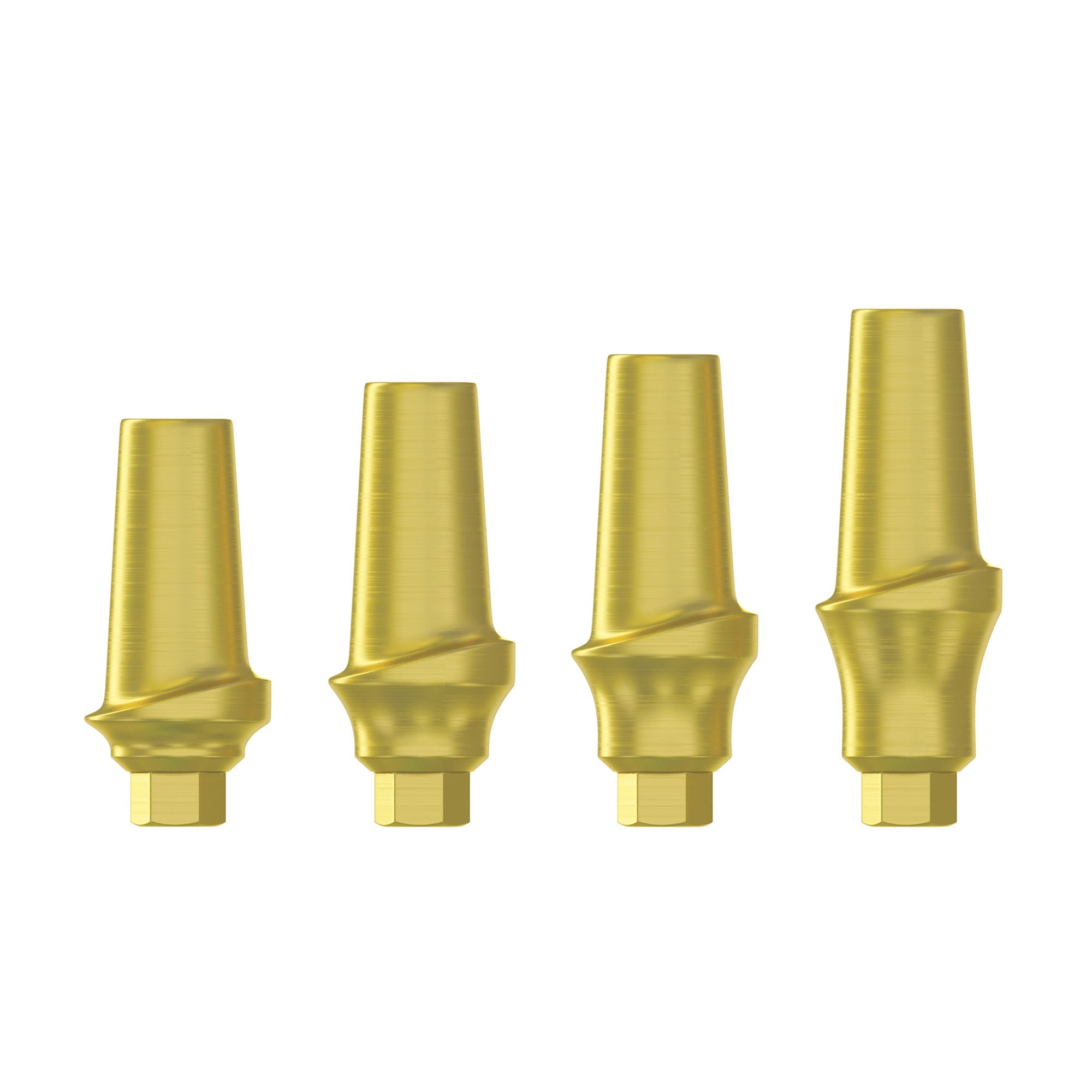 DIP Titanium Concave Straight Abutment Ø5.0mm - Internal Hex Ø2.42mm