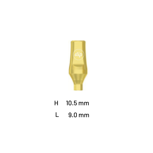 Straight Titanium Abutment for Nobel Active® NP 3.5