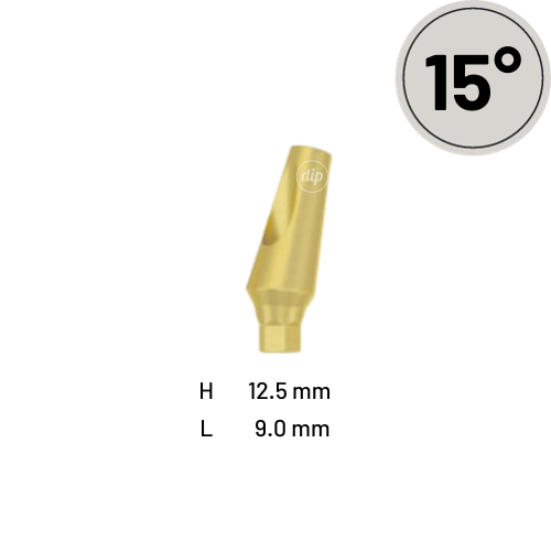 15° Angled Abutment for Nobel Active® RP 4.3