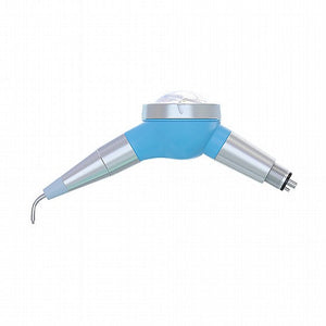 Air-driven dental prophy jet polishing handpiece