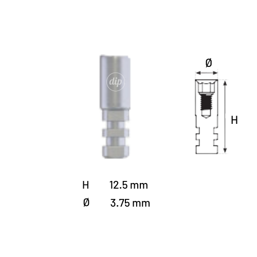 Implant Analog Standard For Internal Hex Connection RP 3.5