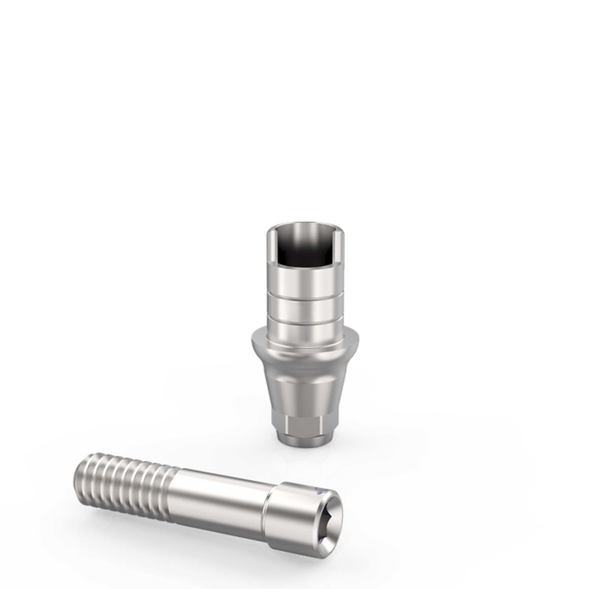 Anti-Rotational Ti-Base Abutment Compatible with MegaGen AnyOne® Cuff Height=0.5mm Post Height=4.5mm
