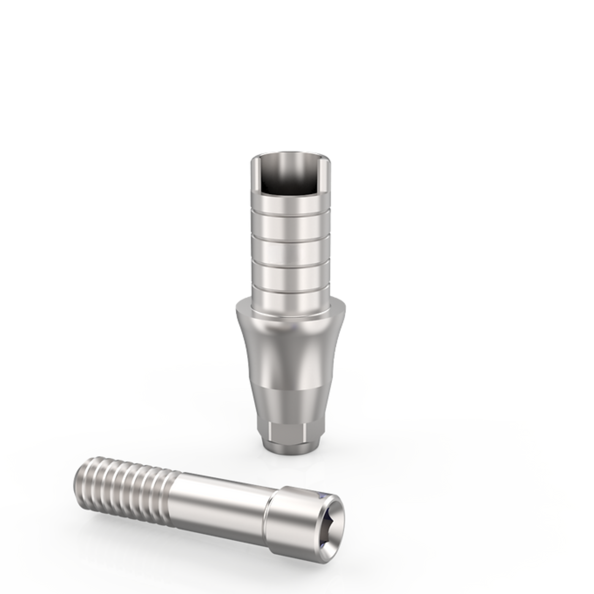 Anti-Rotational Ti-Base Abutment Compatible with MegaGen AnyOne® Cuff Height=1.5mm Post Height=6.0mm_2