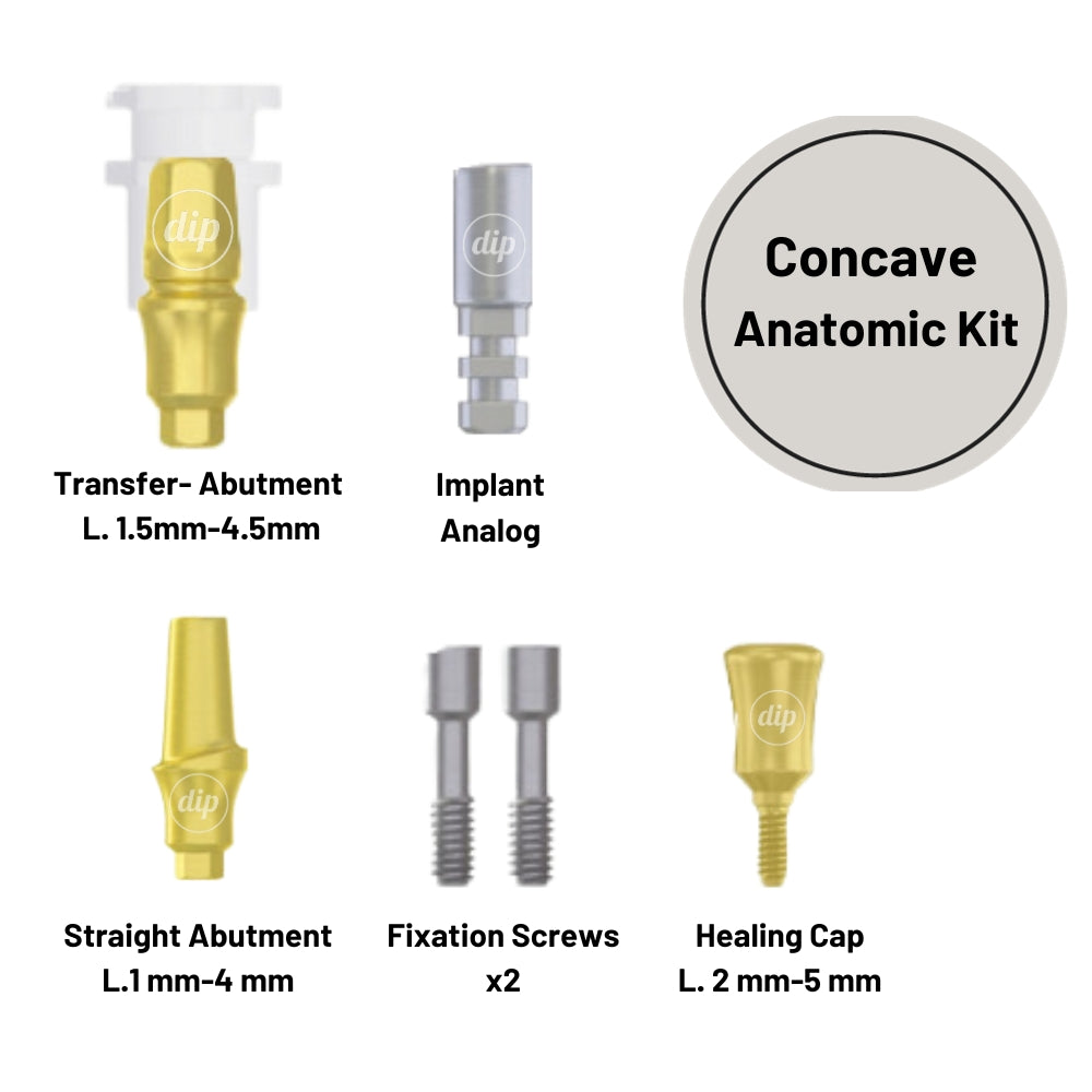 Concave Universal Prosthetic Kit for Internal Hex RP 3.5mm