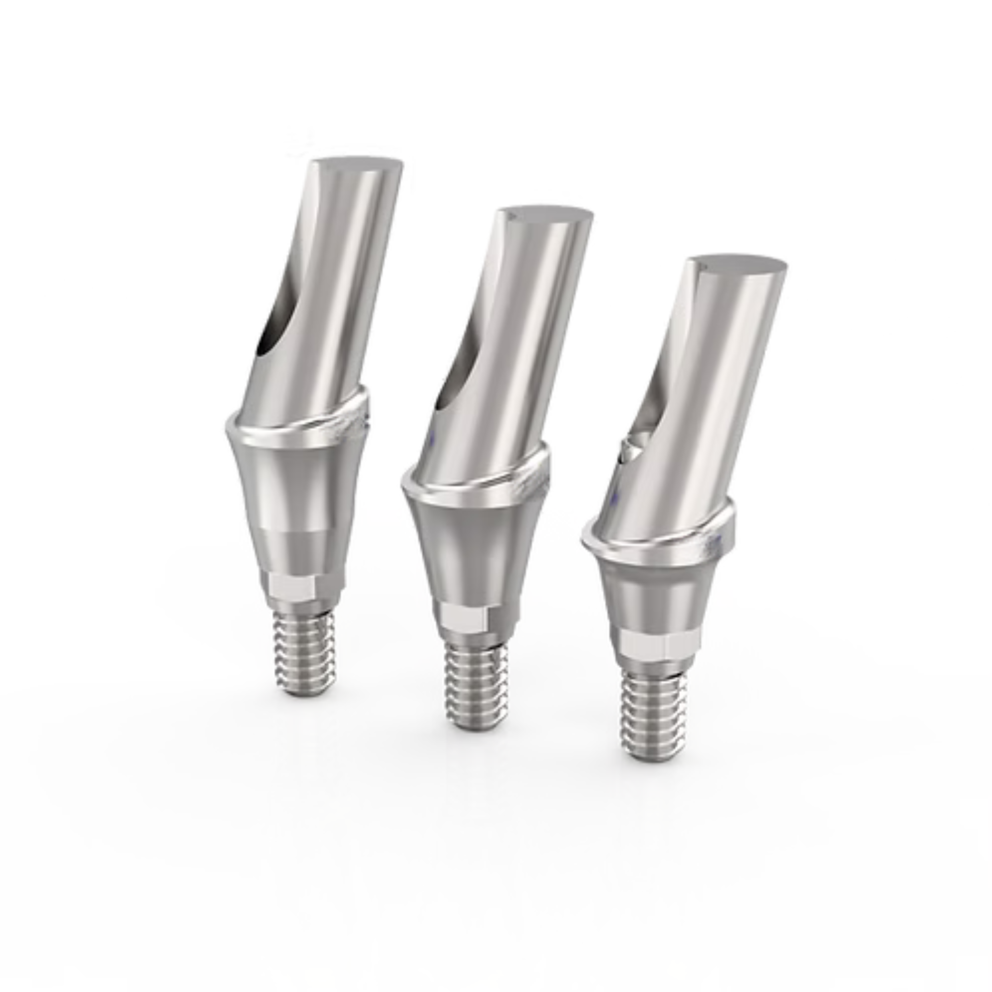 Dentium compatible 15 degree angled abutment titanium