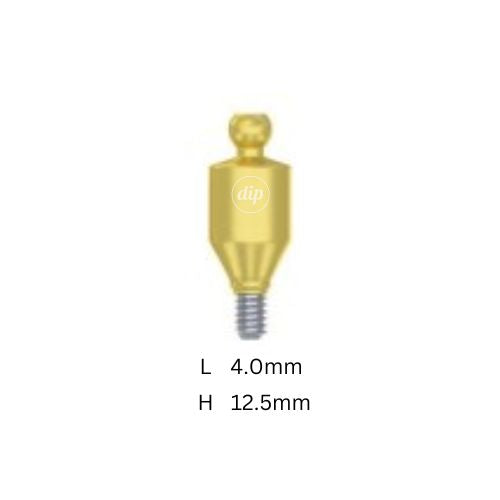 Straight Ball Attachment for Nobel Active® RP 4.3