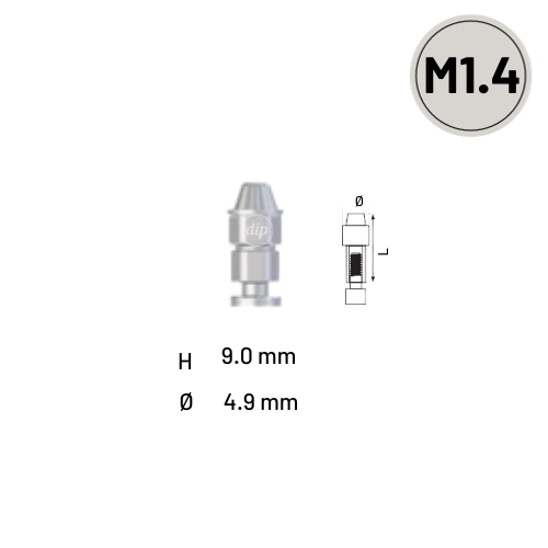 Digital Analog MUA Level for 3D Printing - Premium M1.4 For Internal Hex RP 3.5