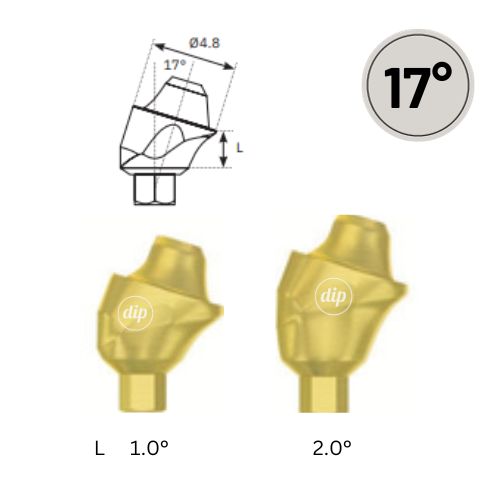 17° Multi-Unit Abutment M1.6 for Internal Hex NP 2.0