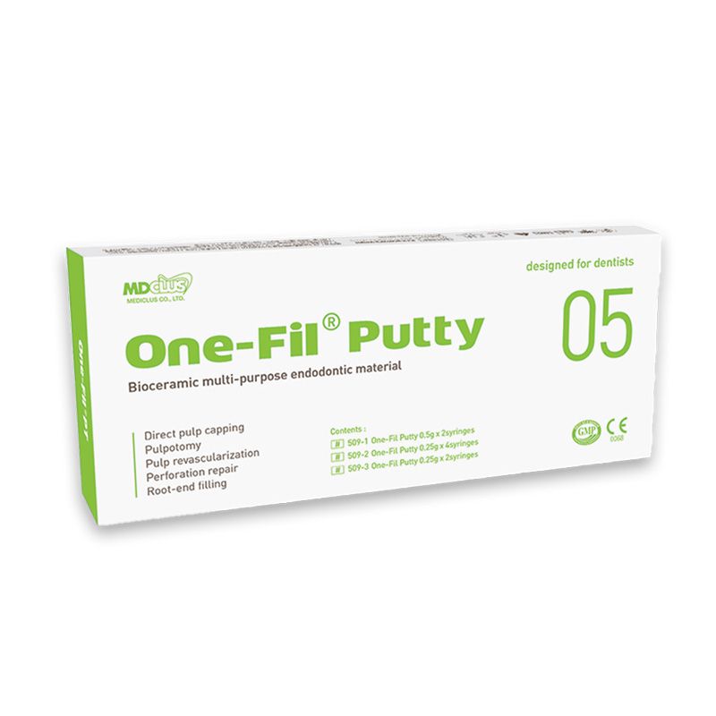 MDCLUS One Fil Putty Bioceramic Root Canal Filling In Syringe 4x25g