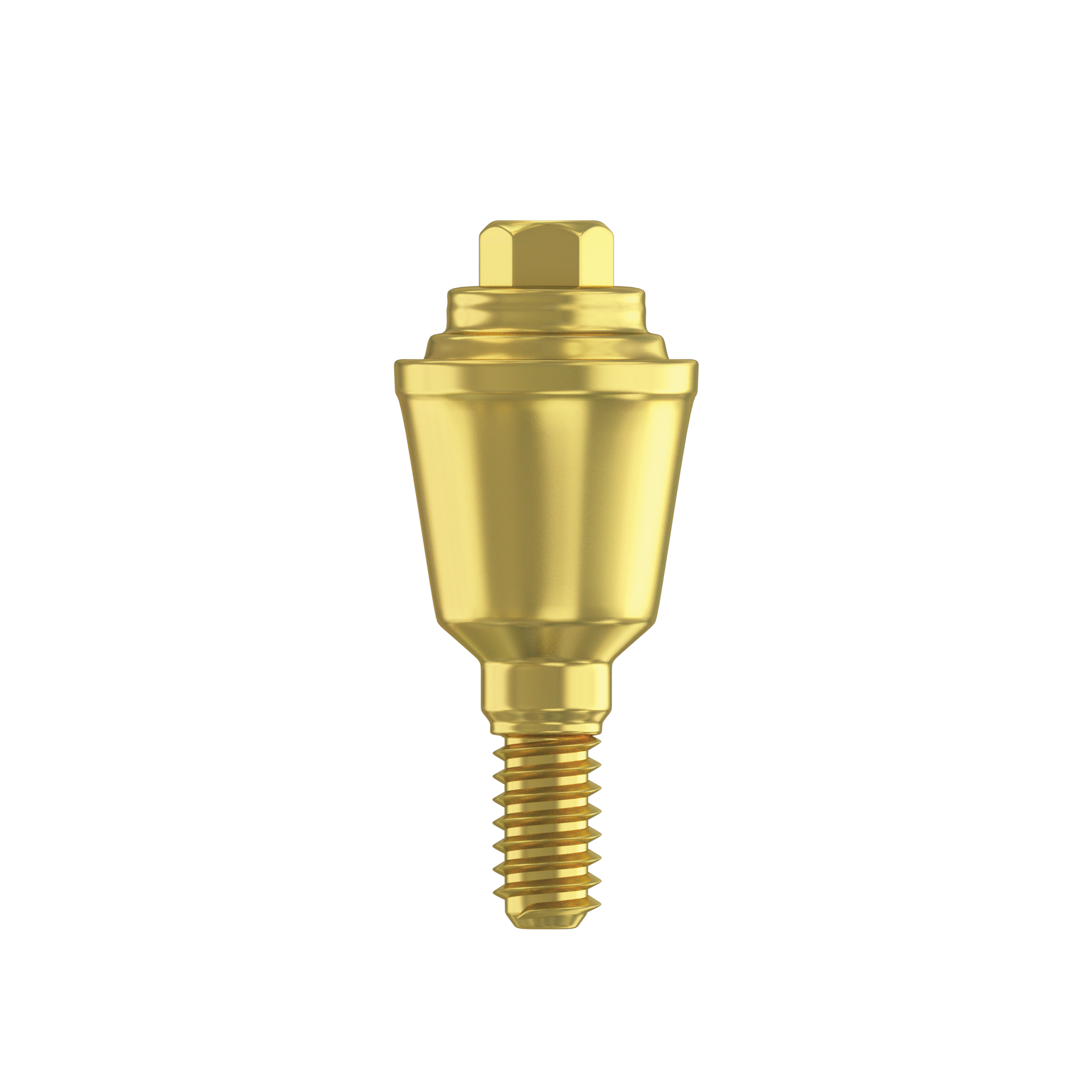 DIP Premium Straight Multi Unit Abutment Top Hex (M1.4) 4.9mm - Internal Hex Ø2.42mm