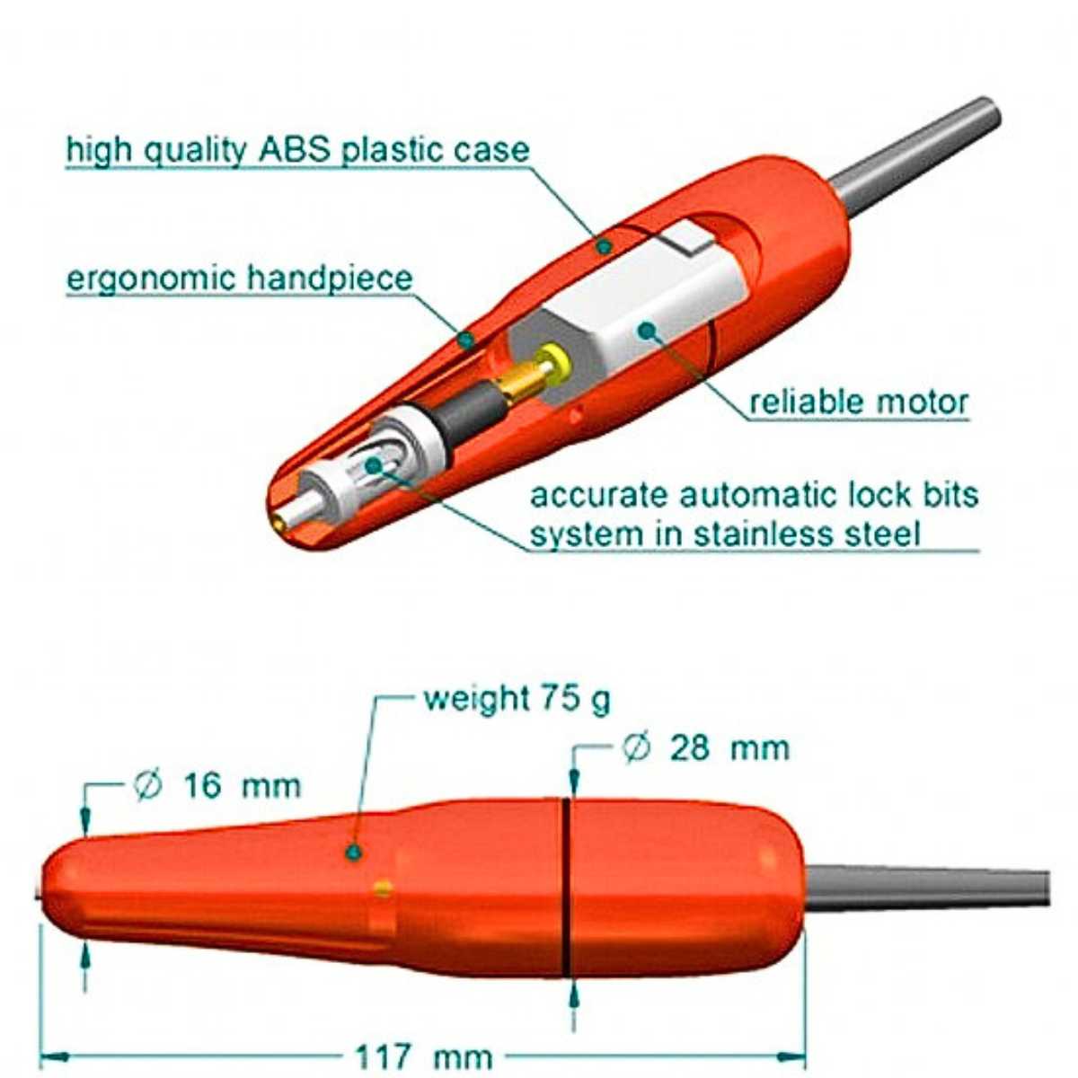 Mariotti P5 Micromotor Portable Handpiece