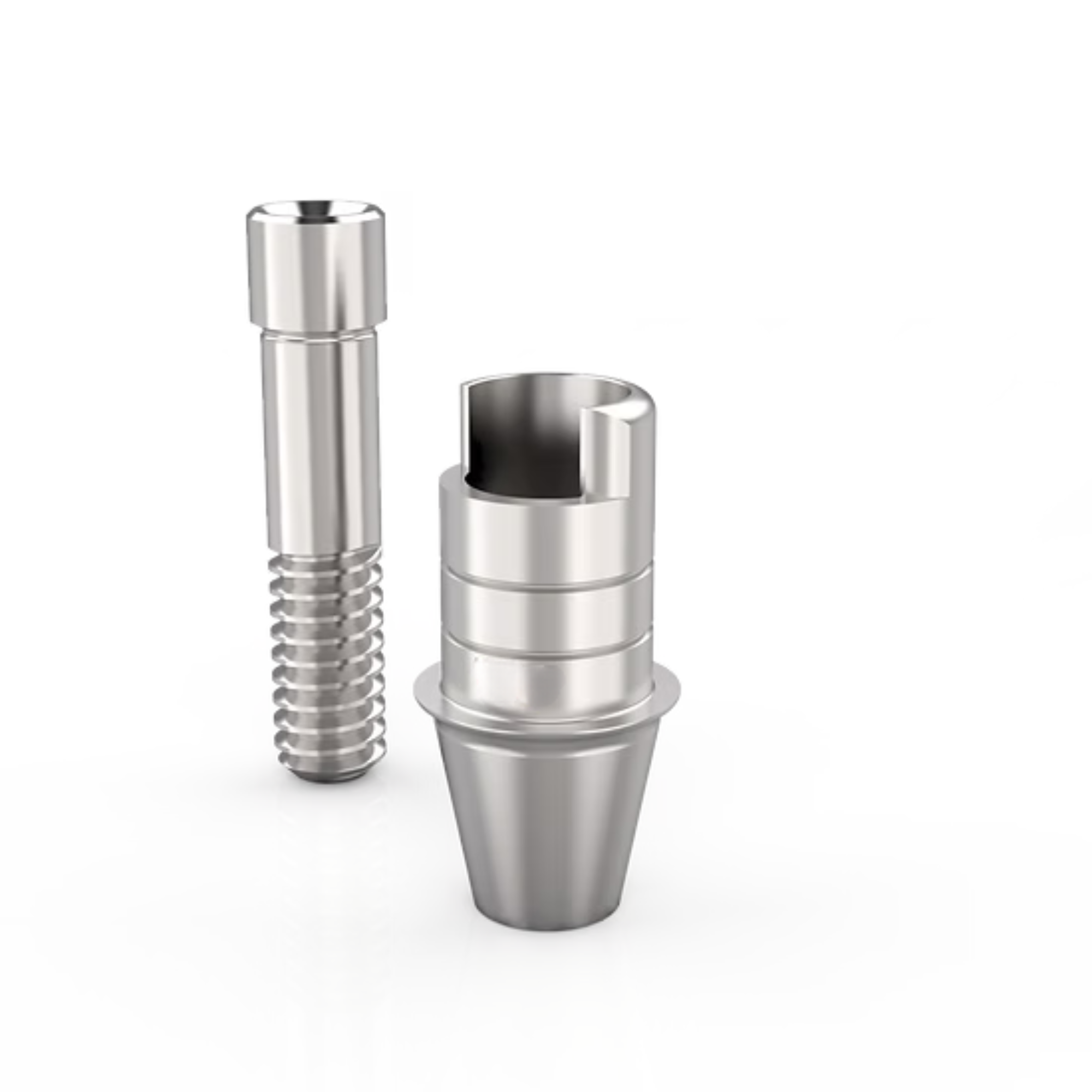 Non-Hexed Ti-Base Abutment Compatible with MegaGen AnyOne® H=0.6mm T=4.5mm