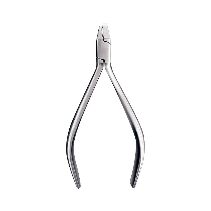 Stainless steel plier for shaping clear aligner torque indentations