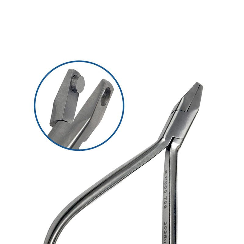 Stainless steel hole punch plier for clear aligner therapy