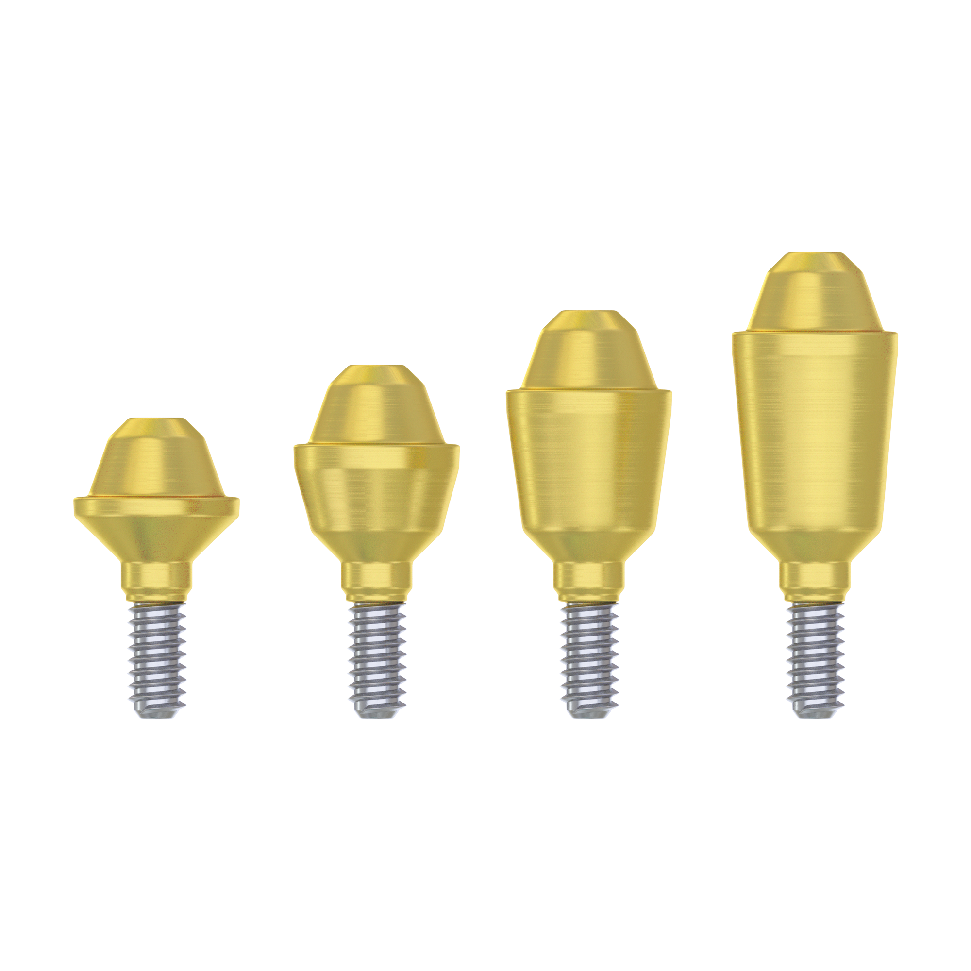 DSI Premium Straight Multi Unit Abutment (M1.6) 5.0mm Full Set  - Internal Hex Ø2.42mm