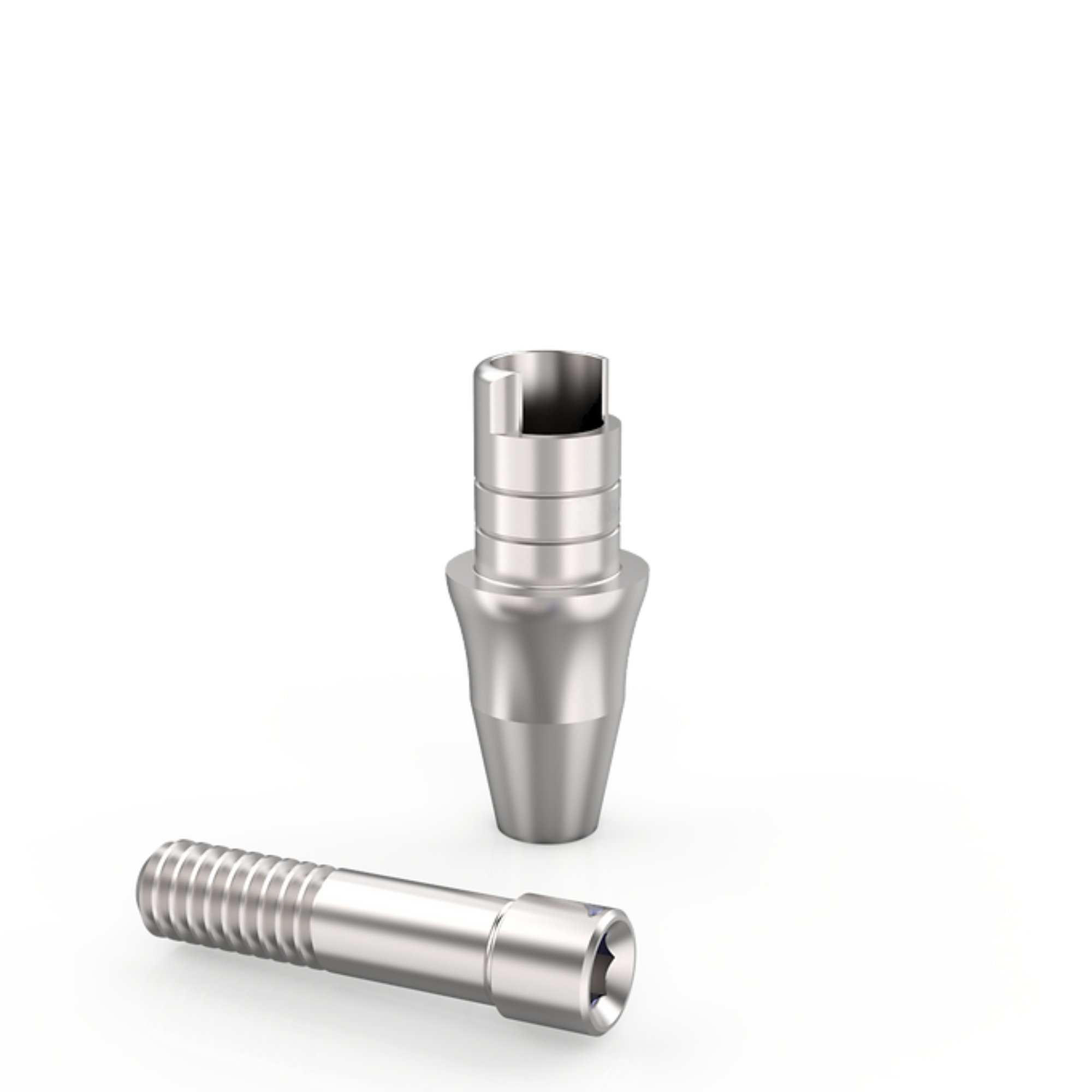 Rotational Ti-Base Abutment Compatible with MegaGen AnyOne® Cuff Height=1.5mm Post Height=4.5mm
