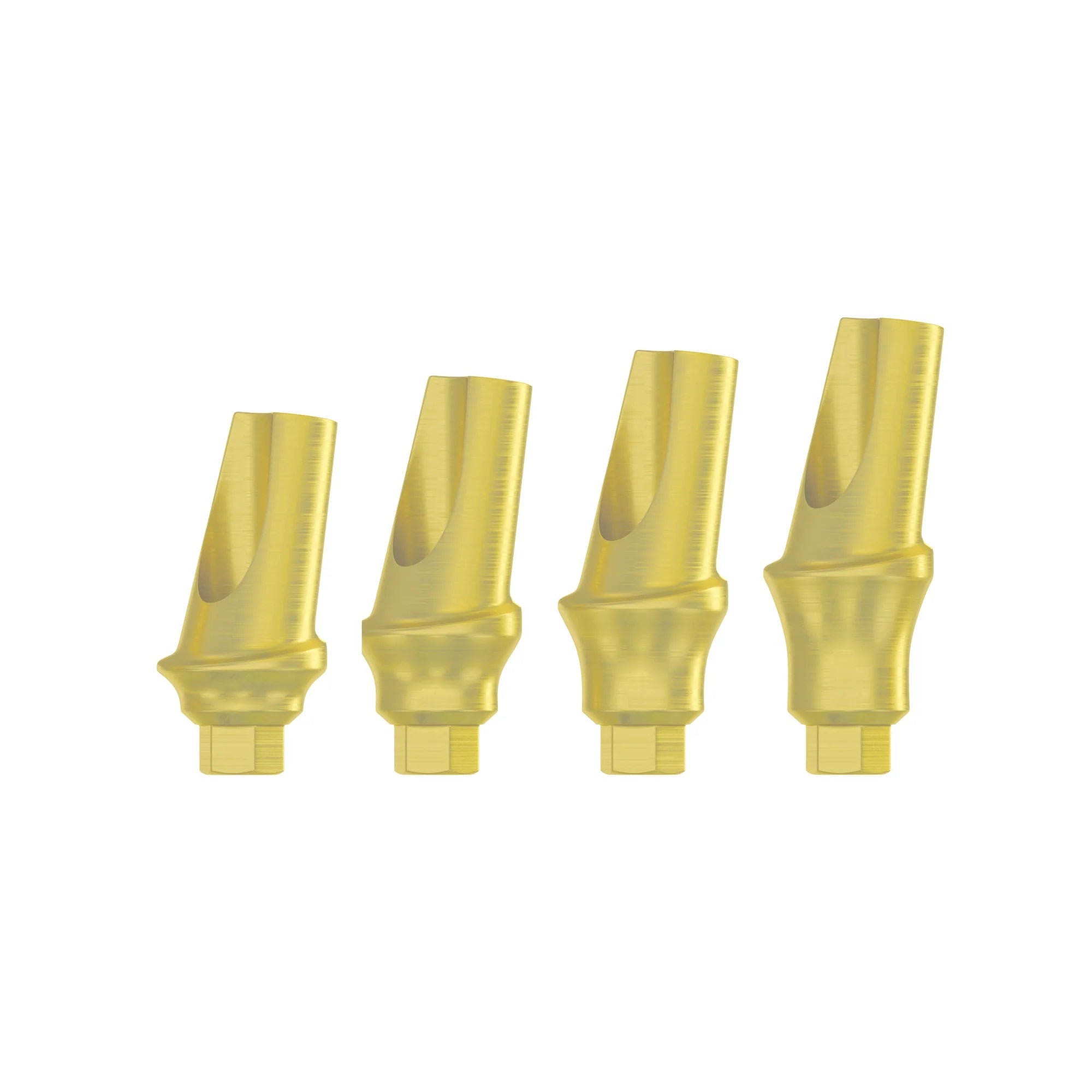 DIP Angulated 15° Concave Anatomic Abutment 5.0mm - Internal Hex Ø2.42mm