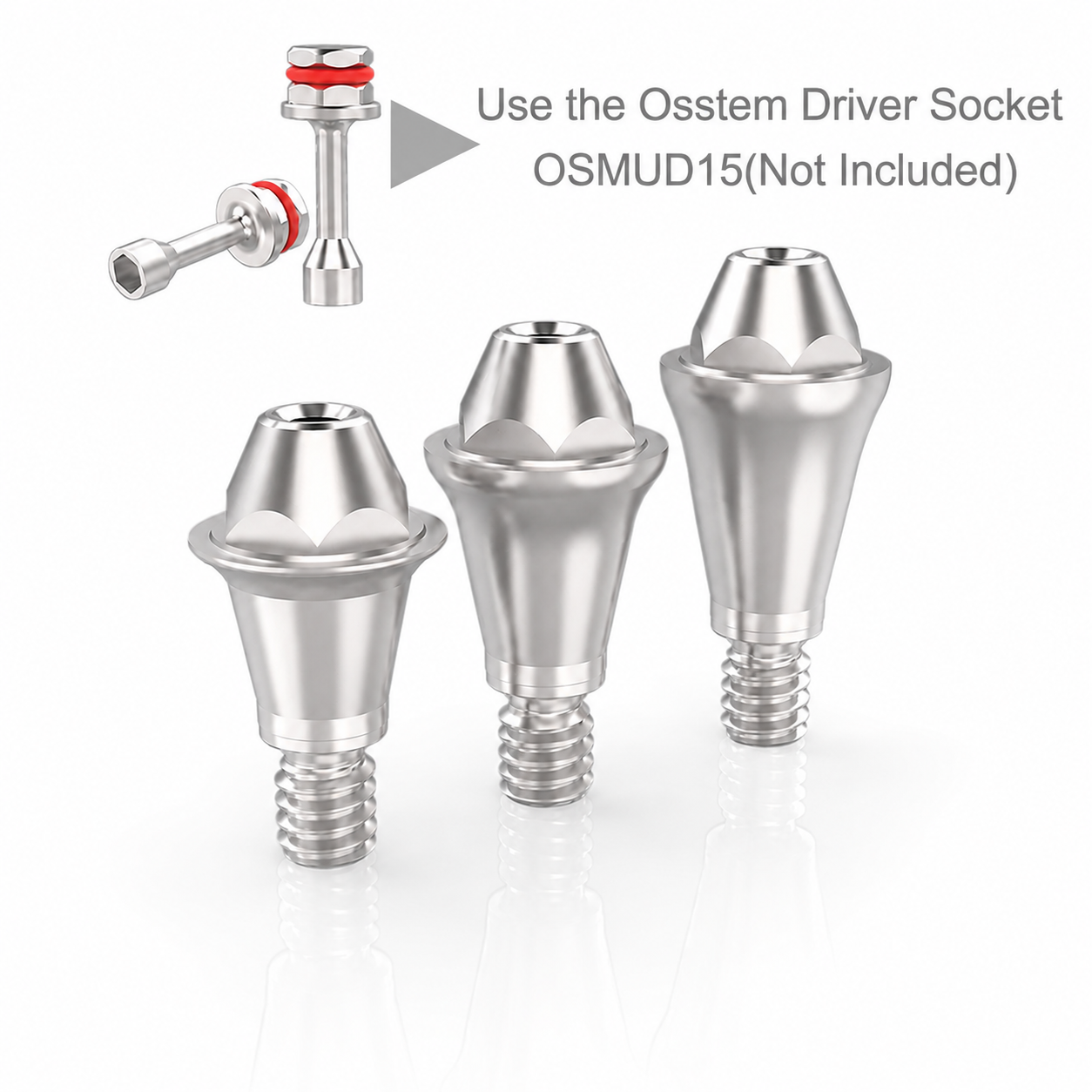 Straight Multi-Unit Abutment MegaGen AnyOne® Compatible / Osstem / Hioosen / Dentium / MegaGen AnyOne
