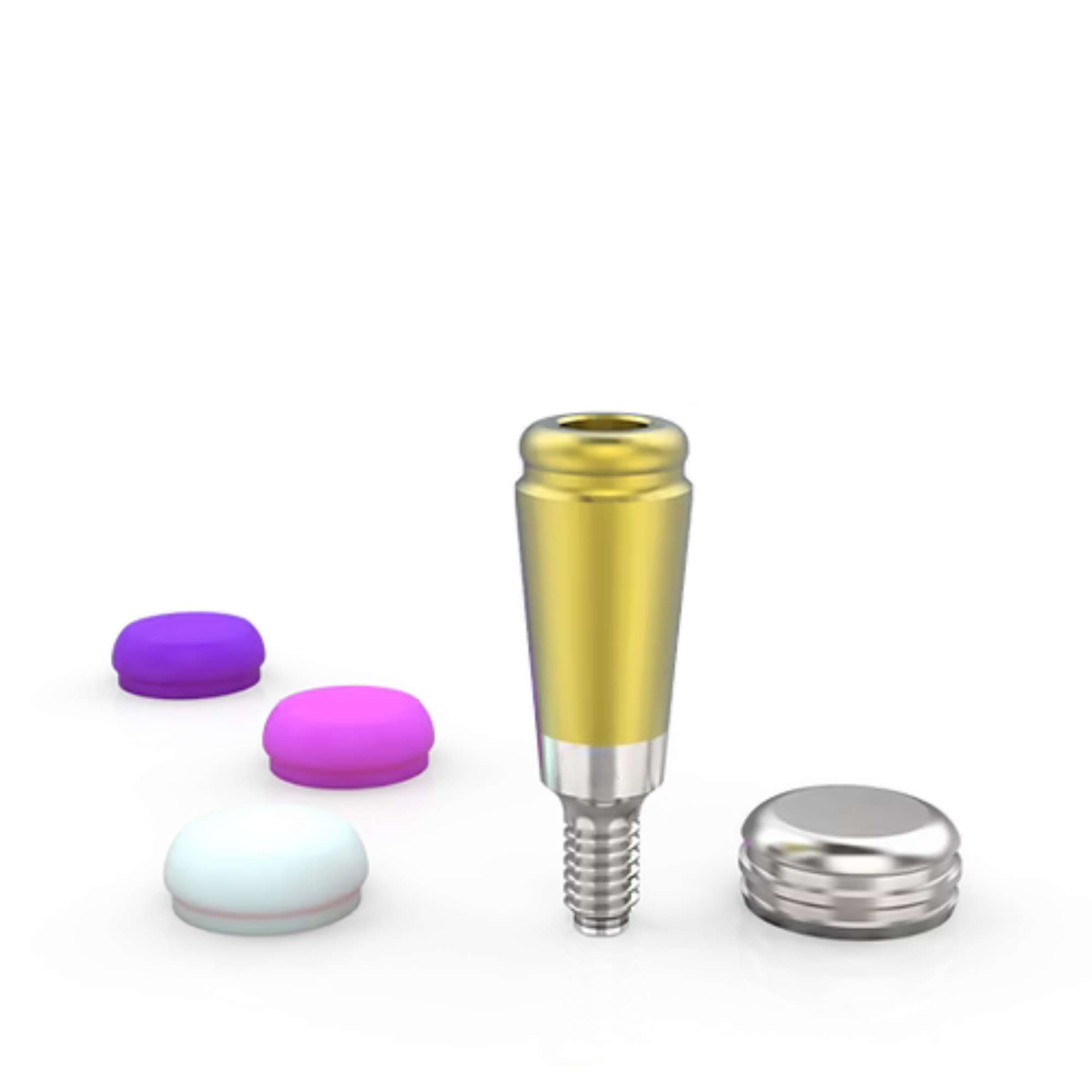 Straight Overdenture Locator SET Compatible with MegaGen AnyRidge® 6mm