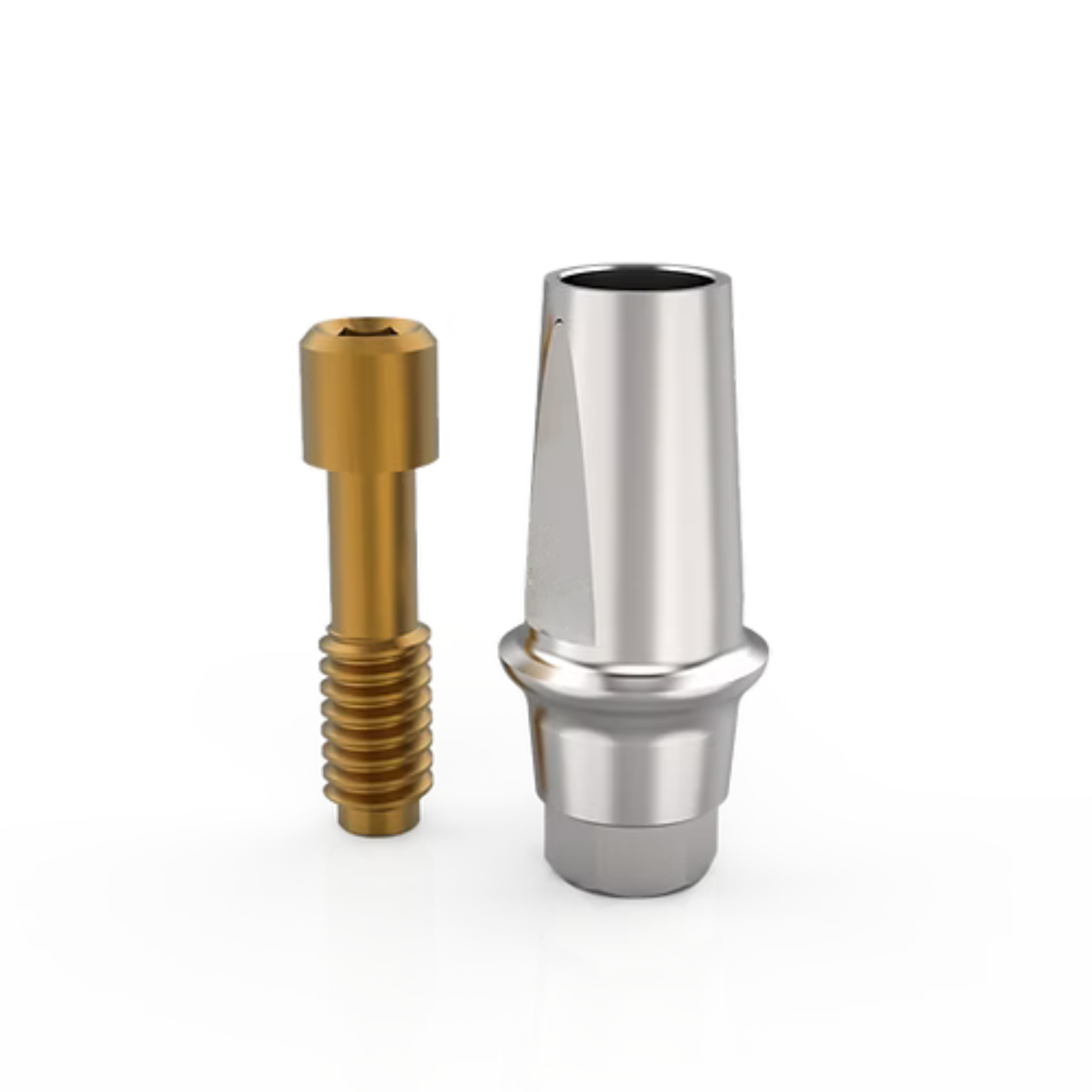 Straight Shoulder Abutment H=1mm Compatible with MegaGen AnyRidge®_2