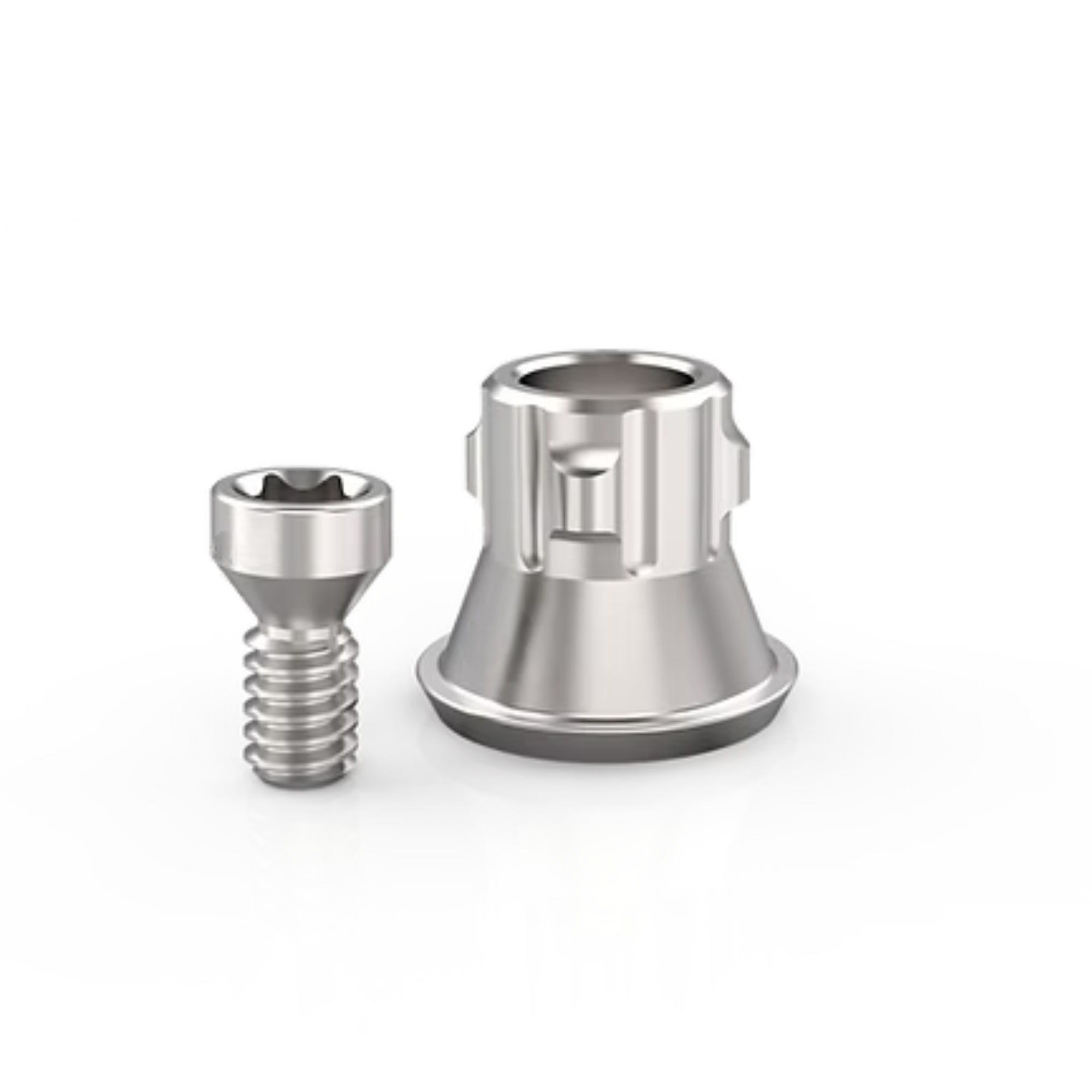 Straumann® MUA compatible titanium base with screw STMUTBSC