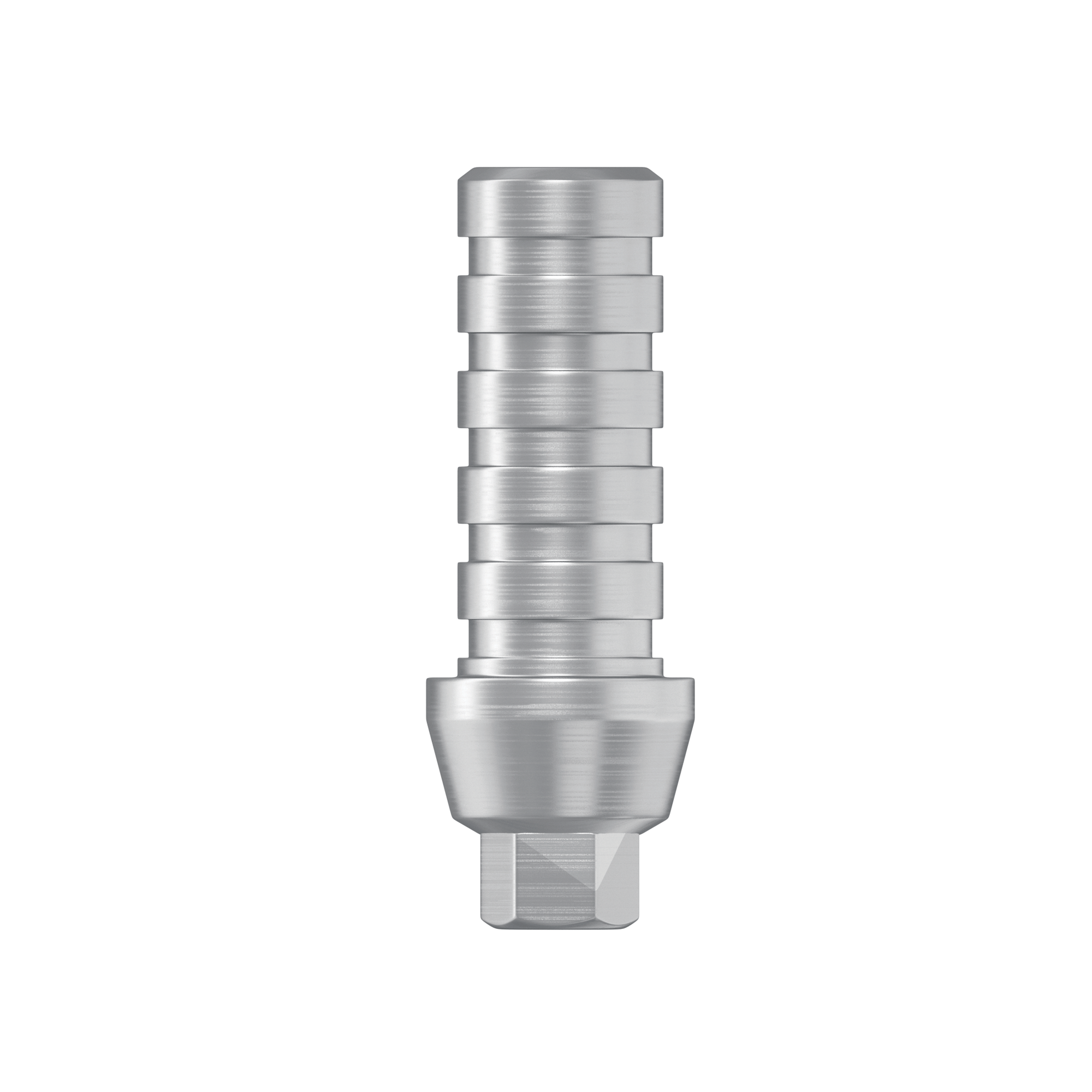 DIP Temporary Straight Titanium Abutment Hex 4.5mm - Internal Hex Ø2.42mm