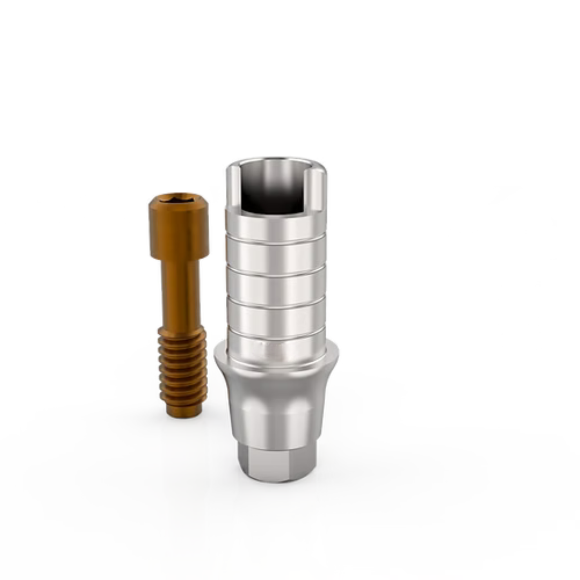 Ti-Base Abutment Compatible with MegaGen AnyRidge® GH=1.5mm Ø6mm_4
