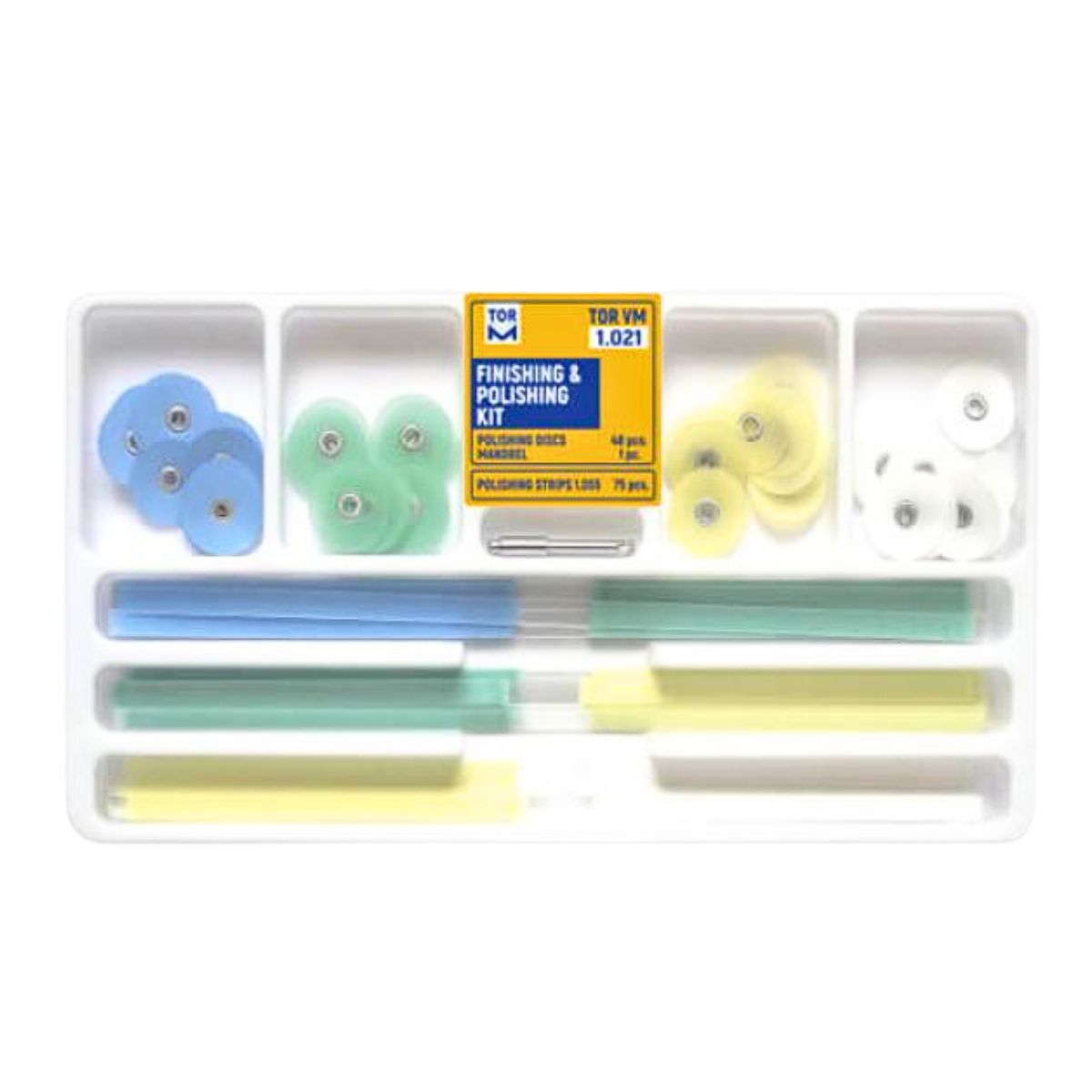 Tor VM Finishing and Polishing Kit 48 Discs + 75 Strips