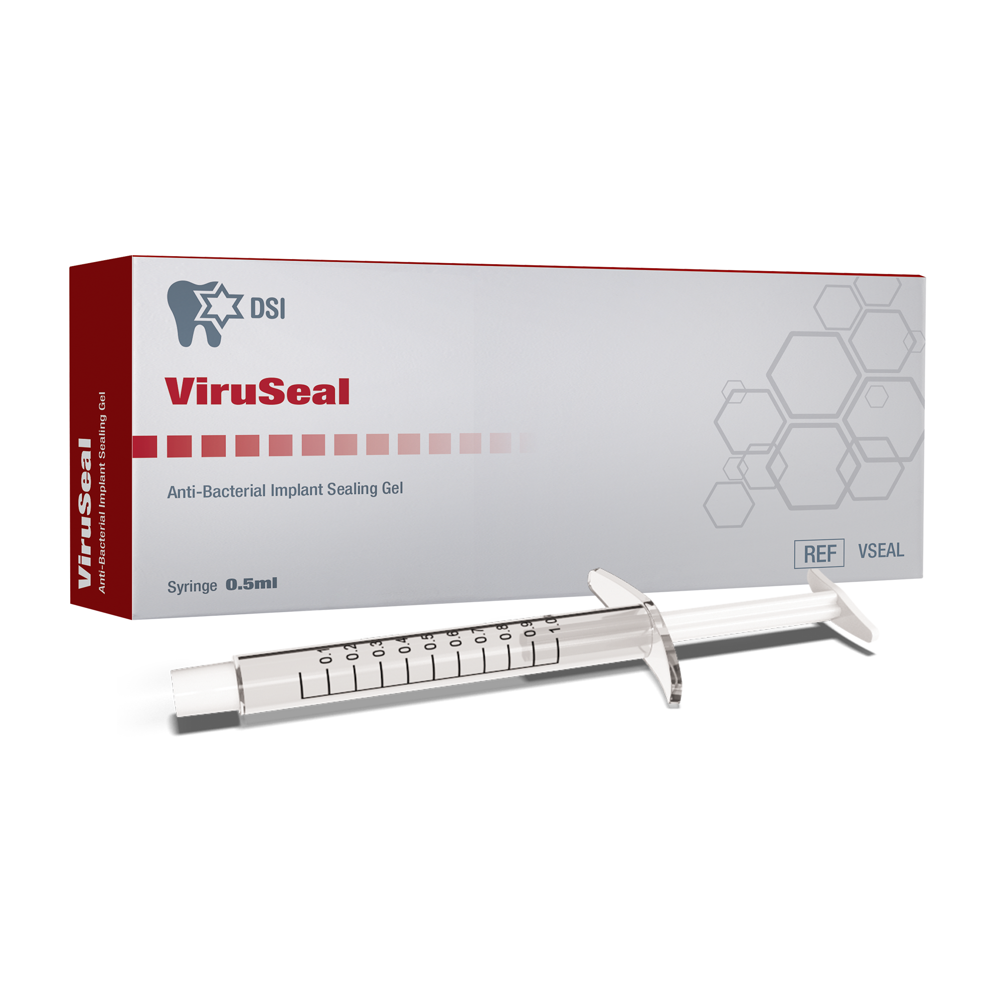 DIP Viruseal Anti-Bacterial Implant Sealing Gel Prevent Peri-implantitis 0.5ml