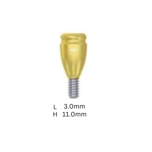 Straight Loc-In cc Abutment Kit NP