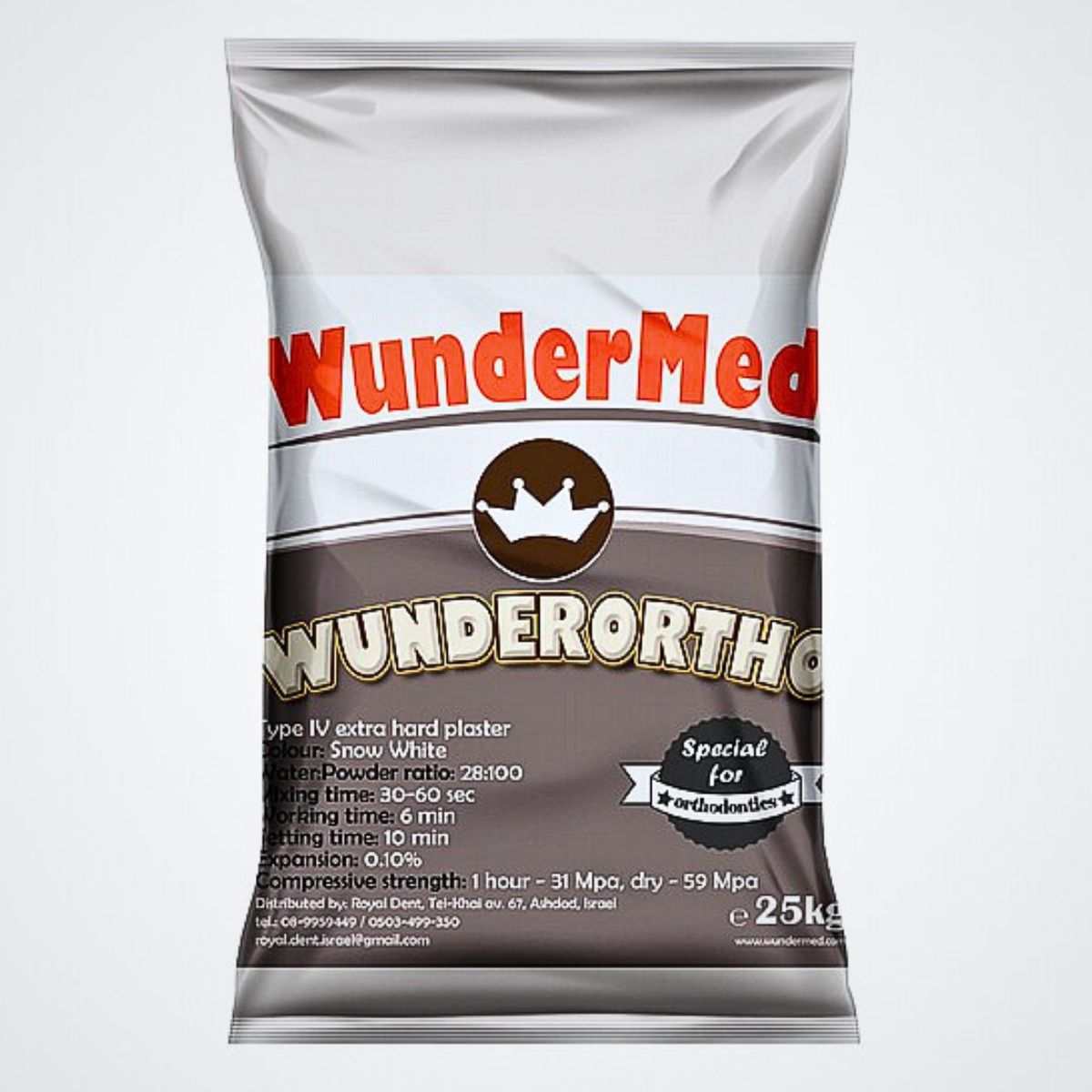 Wundermed Special White Orthodontic Plaster 25kg