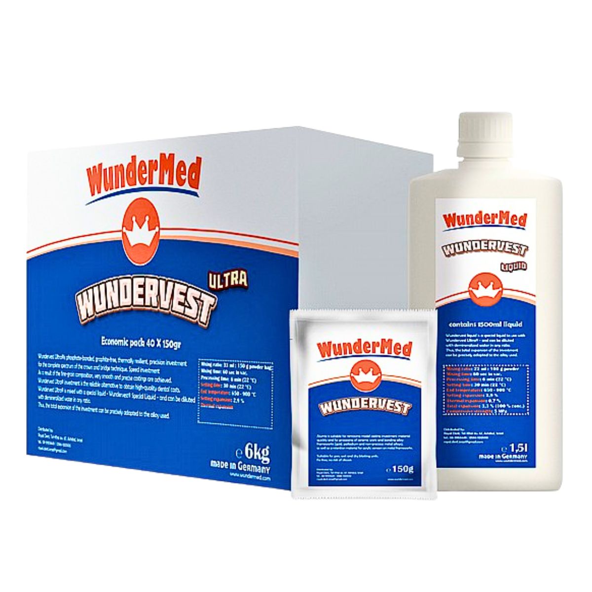 Wundermed Wundervest Investment Material 6kg + 1.5L Liquid