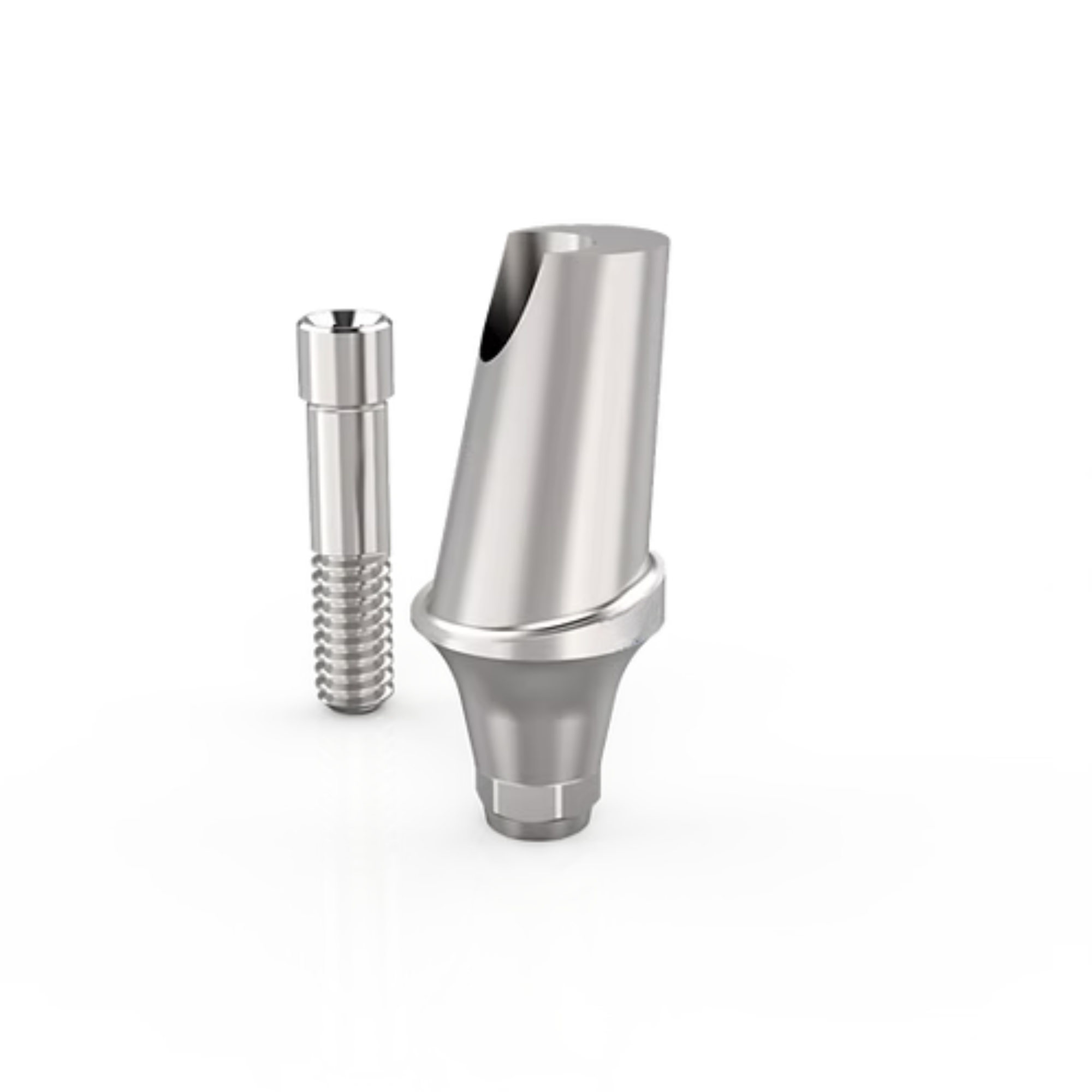 dental 5.5mm wide abutment angled titanium implant