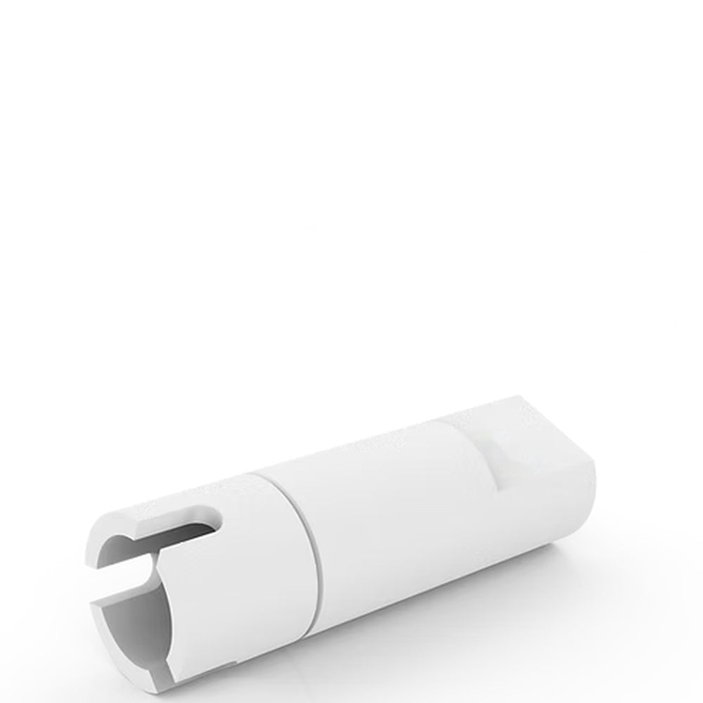 PEEK Scan Post Osstem TS / Hiossen ET - Ti-Base Compatible - Angled View, Notch Detail