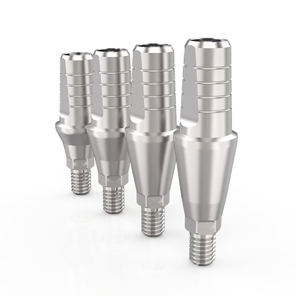 Shoulder Straight Abutment Osstem TS / Hiossen ET - Regular Platform Ø4.7mm - Complete Kit, All Heights