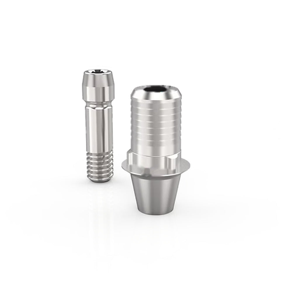 Ti-Base CAD/CAM Abutment for Osstem TS / Hiossen ET - Regular Platform, with titanium fixation screw