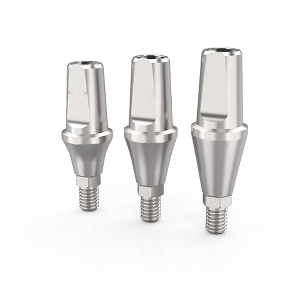 Wide Shoulder Abutment Osstem TS / Hiossen ET - Regular Platform Ø5.1mm - Complete Kit, All Heights