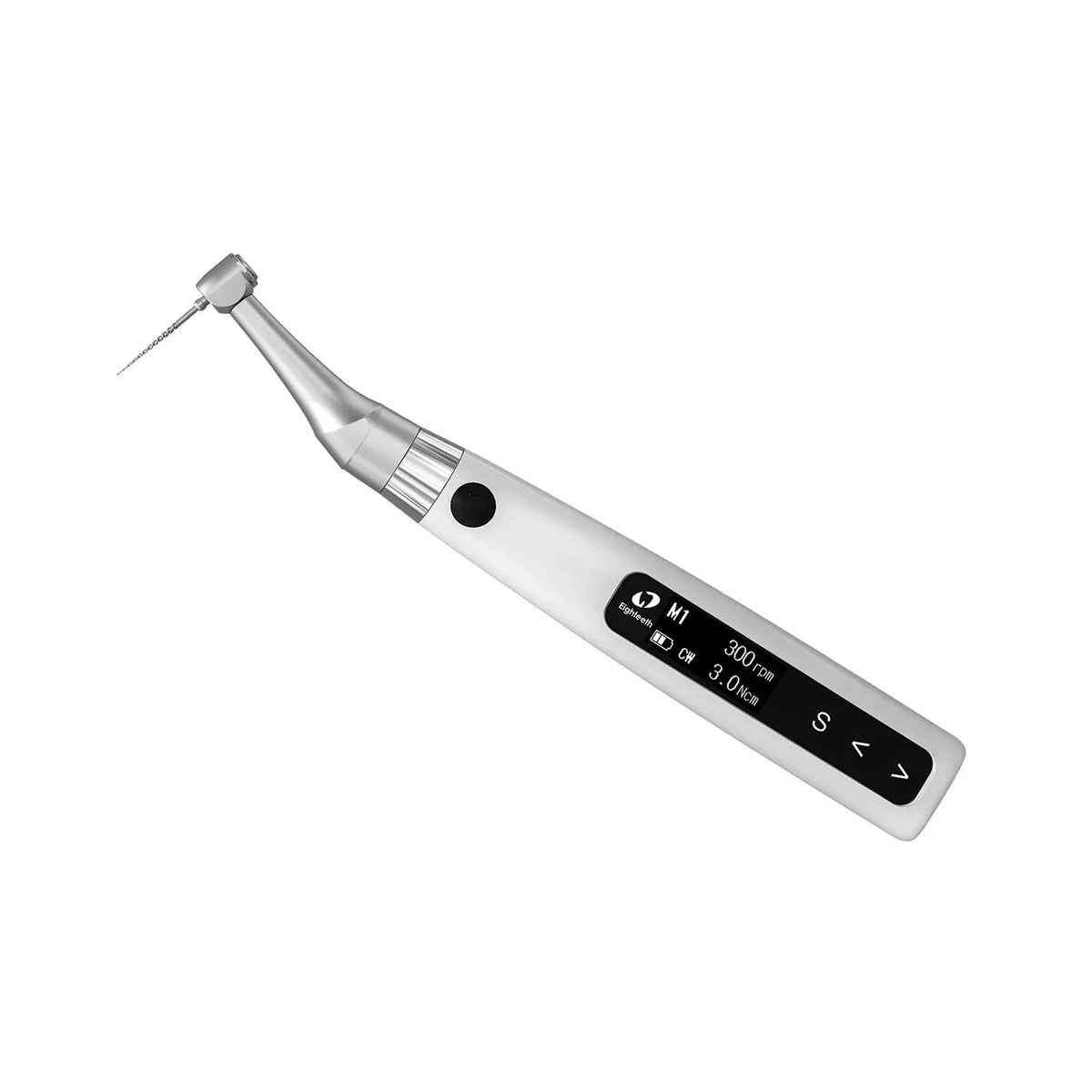 Eighteeth E-Connect S handpiece with file, display side