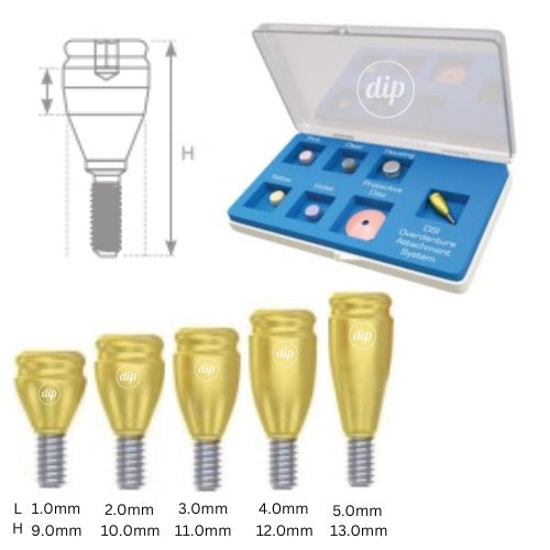 Straight Loc-In cc Abutment Kit NP